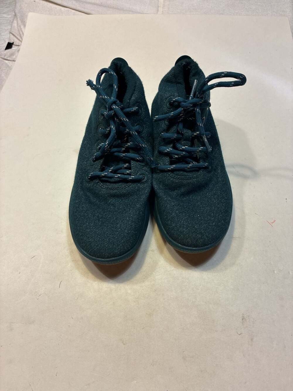 Women’s Allbirds Wool Runner-Up Mizzle Deep Emerald Blue Merino Wool High Top Sn